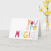 Je bent Magisch Kaart (Gele Bloem)