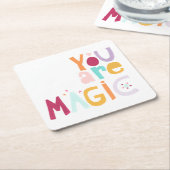Je bent Magisch Kartonnen Onderzetters (Schuin)