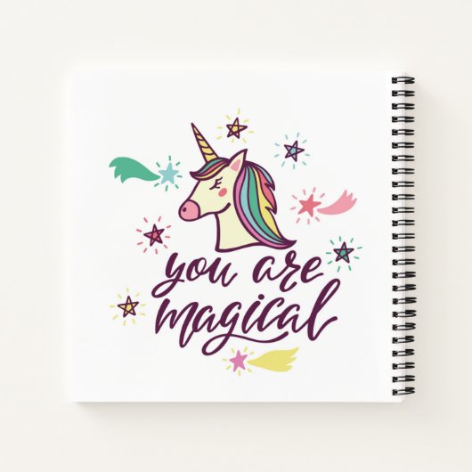 Je bent magisch notitieboek (Achterkant)