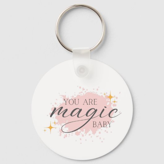 Je bent magisch positief bevestiging Sleutelhanger (Achterkant)