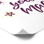 Je bent magisch poster (Hoek)