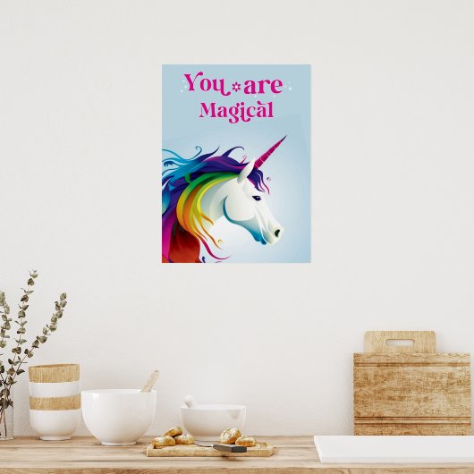 Je bent magisch  poster (Keuken)