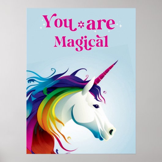 Je bent magisch  poster (Voorkant)