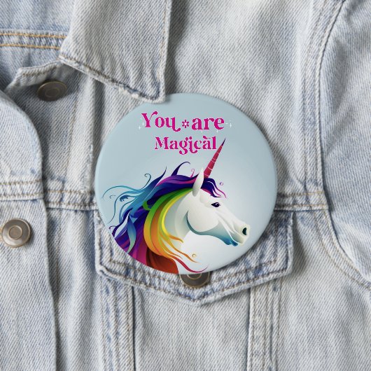 Je bent magisch ronde button 4,0 cm (In situ)