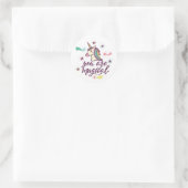 Je bent magisch ronde sticker (Tas)