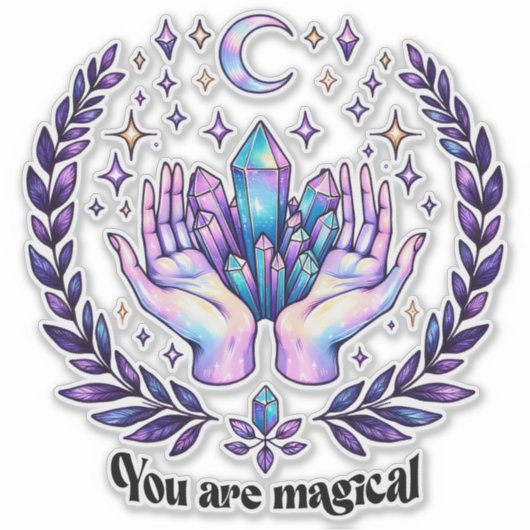 Je bent Magisch Sticker (Voorkant)