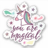 Je bent magisch sticker (Voorkant)