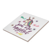 Je bent magisch tegeltje (Zijkant)