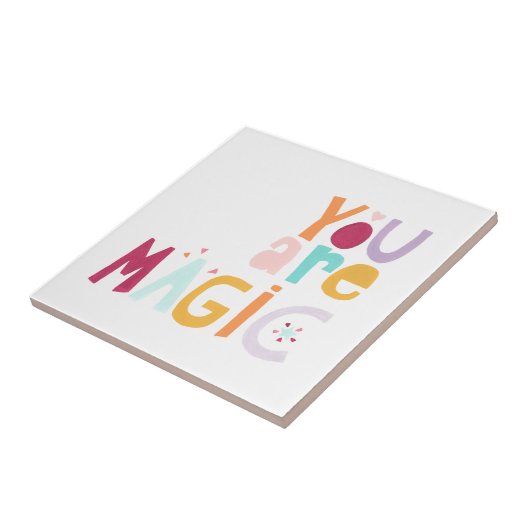 Je bent Magisch Tegeltje (Zijkant)