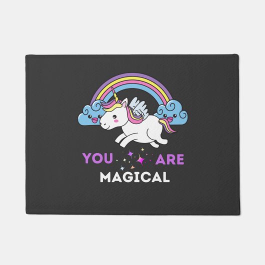 Je bent magisch Unicorn Deurmat (Voorkant)