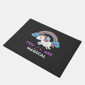 Je bent magisch Unicorn Deurmat (Schuin)