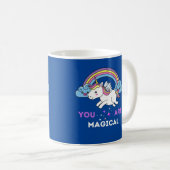Je bent magisch Unicorn Koffiemok (Voorkant rechts)