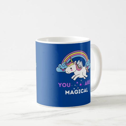 Je bent magisch Unicorn Koffiemok (Voorkant rechts)