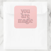 Je bent magische Sticker weven van vezelkunsten (Tas)