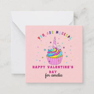 je bent magische Valentijnsdag Notitiekaartje