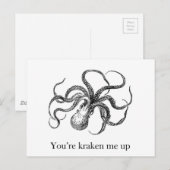 Je bent me aan het kraken. briefkaart (Voorkant / Achterkant)