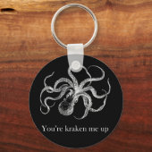 Je bent me aan het kraken. sleutelhanger (Voorkant)
