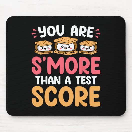 Je Bent Meer Dan Een Toets Score - Grappige Testda Muismat (Voorkant)