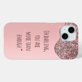 Je bent meer dan genoeg citaat Case-Mate iPhone case (Achterkant (horizontaal))