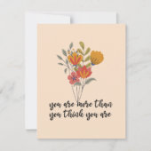 Je bent meer dan je denkt notitiekaartje (Voorkant)