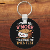 Je bent meer dan klaar voor deze testdag sleutelhanger (Voorkant)
