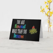 JE BENT MEER "GELIEFD" DAN JE KERSTMIS KENT KAART (Gele Bloem)