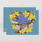 Je bent meer waard dan veel mussen briefkaart (Voorkant / Achterkant)