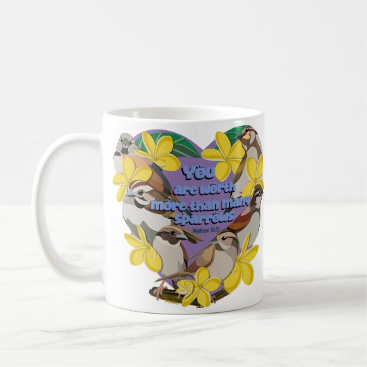 Je bent meer waard dan veel mussen koffiemok (Links)