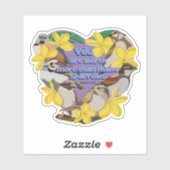 Je bent meer waard dan veel mussen sticker (Vel)