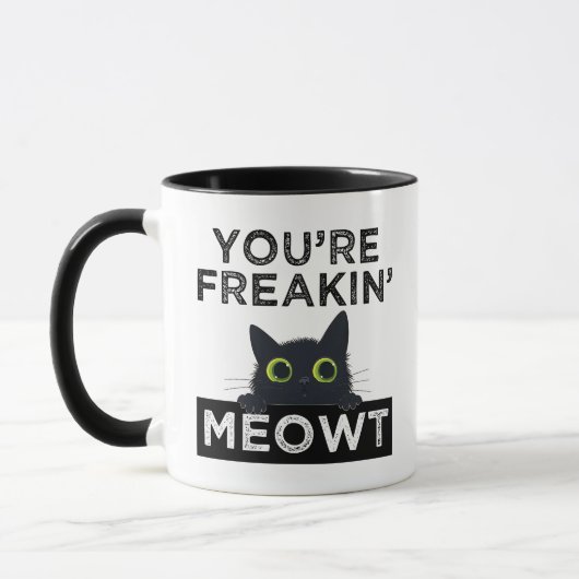 Je Bent Meowt Aan Het Klooien Mok (Links)