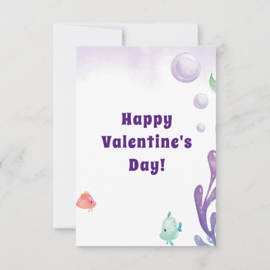 Je bent Mermazing Classroom Valentijnsdag Bedankkaart (Achterkant)