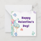 Je bent Mermazing Classroom Valentijnsdag Notitiekaartje (Achterkant)