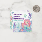 Je bent Mermazing Classroom Valentijnsdag Notitiekaartje (Voorkant / Achterkant in situ)