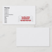 Je bent met Archeologie bezig. Visitekaartje (Voorkant / Achterkant)