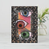 Je bent met een oogje kaart (Staand voorkant)