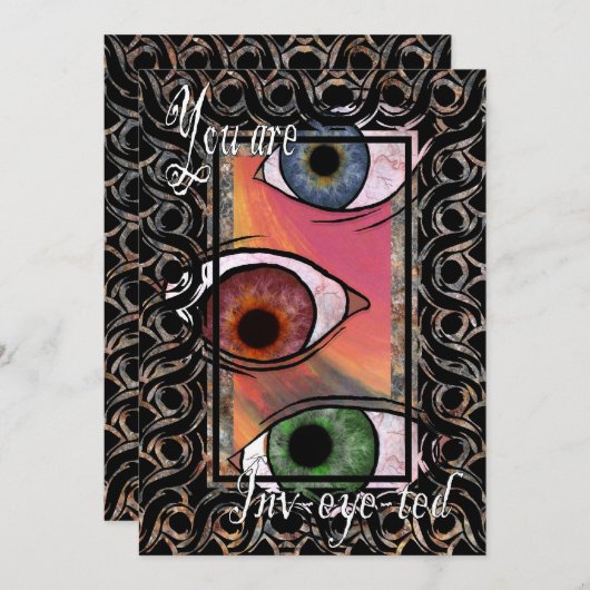 Je bent met een oogje kaart (Voorkant / Achterkant)