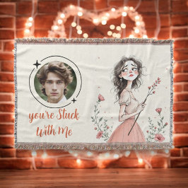 Je bent met mij aan het stommelen deken