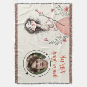 Je bent met mij aan het stommelen deken (Voorkant Verticaal)