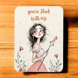 Je bent met mij aan het stommelen magneet