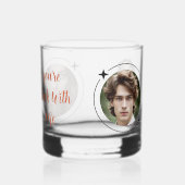 Je bent met mij aan het stommelen whisky glas (Links)