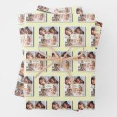 Je bent mijn alles Baby foto op geel Inpakpapier Vel (In situ)