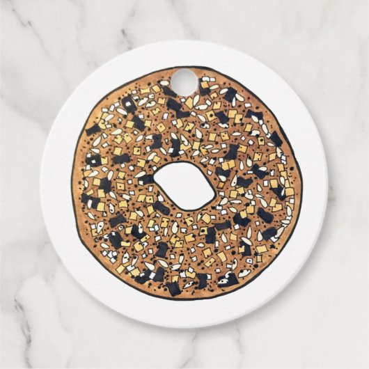 Je bent mijn 'Alles Bagel Breakfast Food Love' Bedankjes Labels (Voorkant)