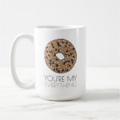 Je bent mijn 'Alles Bagel Breakfast Food Love' Koffiemok (Links)