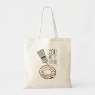 Je bent mijn Alles Bagel Slogan Tote Bag