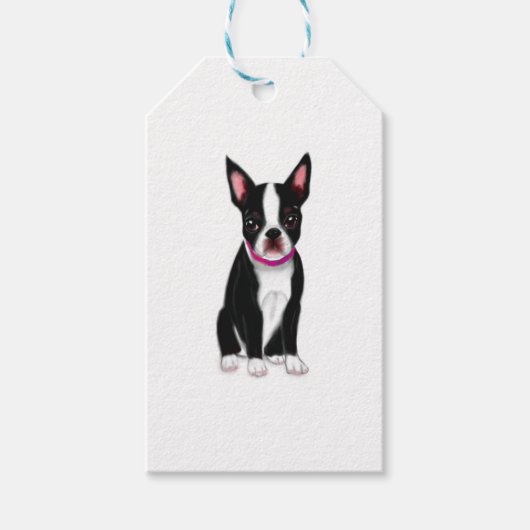 Je bent mijn alles boston terrier geest huisdier d cadeaulabel (Voorkant)