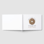 Je bent mijn Bagel Foodie Wedding Favor. Gastenboek (Volledig)