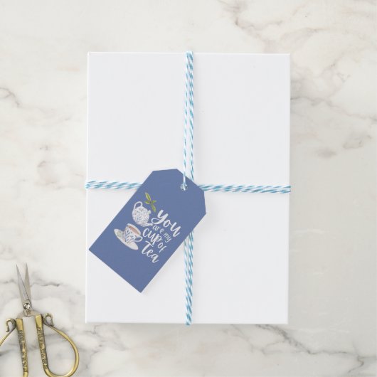 Je bent mijn beker van Labels van de Tea Gift. Cadeaulabel (Met Touw)