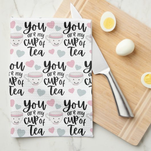 Je bent mijn beker van Tea Kitchen Towel Theedoek (Quarter Fold)