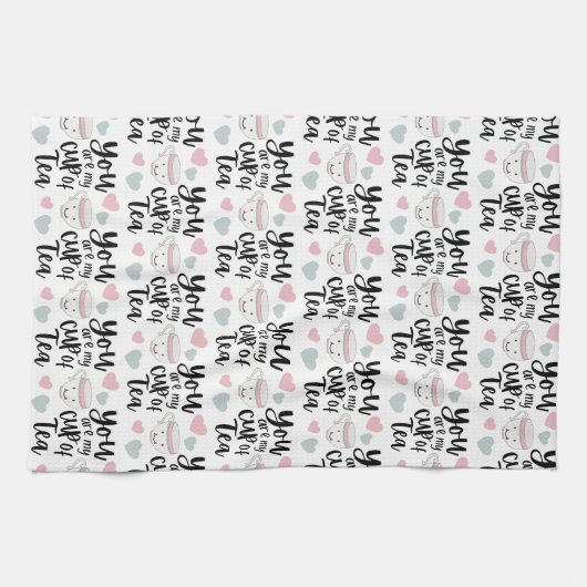Je bent mijn beker van Tea Kitchen Towel Theedoek (Horizontaal)