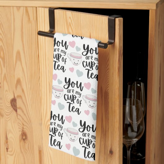 Je bent mijn beker van Tea Kitchen Towel Theedoek (Derde Gevouwen)